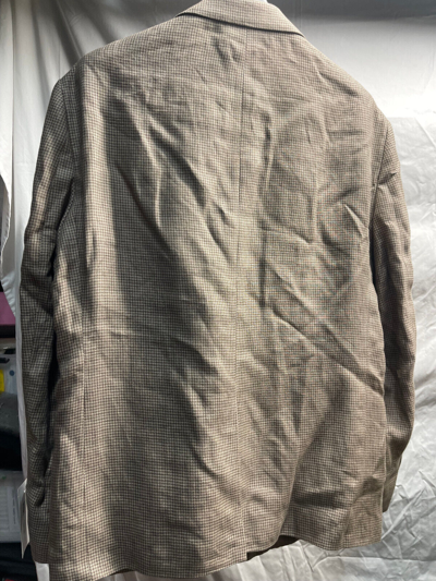 Pre-owned Ralph Lauren Lassiter Taupe Brown Suit Size 46 Long