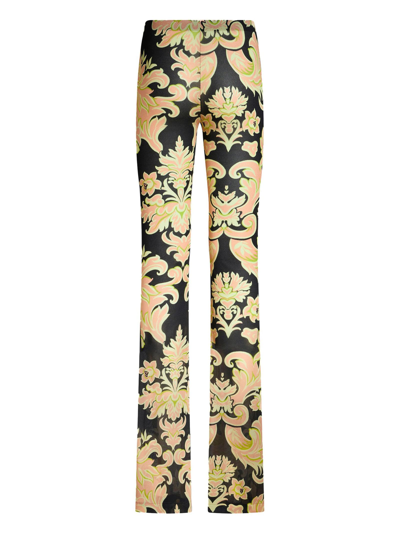 Shop Etro Lightweight Jersey Trousers In Nero