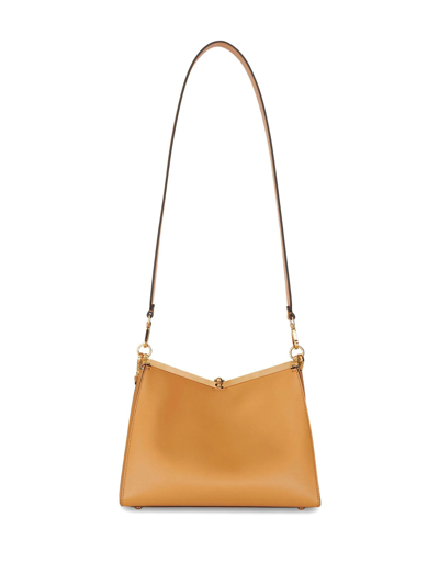 Shop Etro Light Brown Medium Vela Shoulder Bag In Marrone