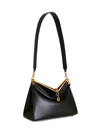 Shop Etro Black Large Vela Shoulder Bag In Nero