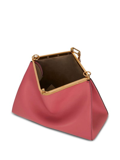 Shop Etro Pink Medium Vela Shoulder Bag In Rosa