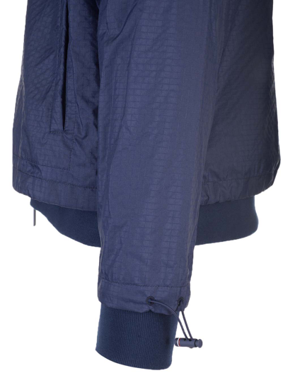 Shop Thom Browne Lightweight Ripstop Jacket In Blue