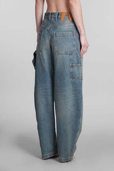 Shop Darkpark Audrey Jeans In Blue Cotton
