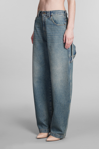 Shop Darkpark Audrey Jeans In Blue Cotton