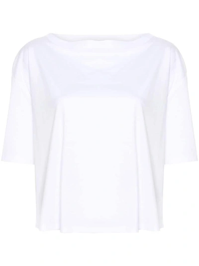 Shop Allude T-shirts And Polos In Fleur De Sel