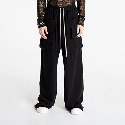 Pre-owned Rick Owens Creatch Cargo Wide Legged Pants In Black