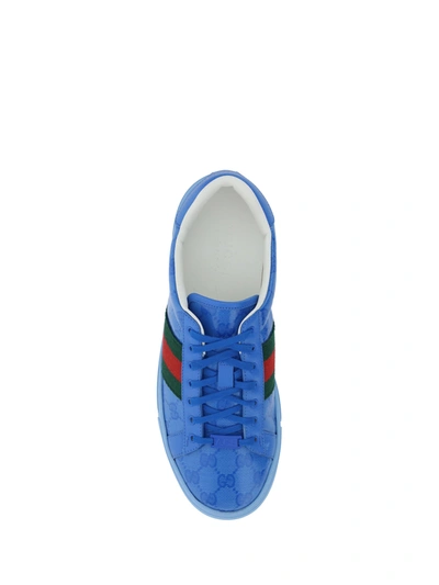 Shop Gucci Men Ace Sneakers In Multicolor