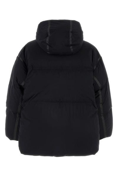 Shop Prada Woman Black Re-nylon Down Jacket