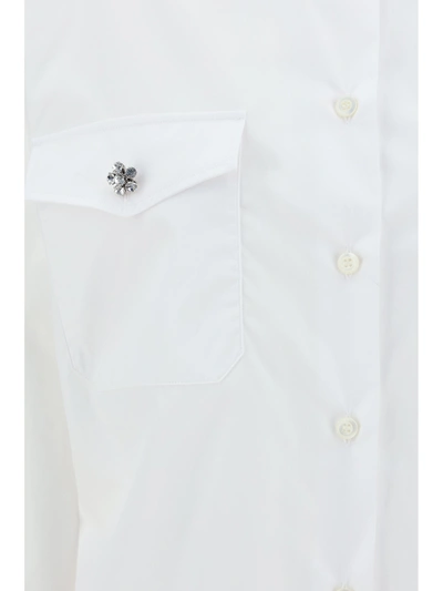 Shop Prada Women Shirt In White