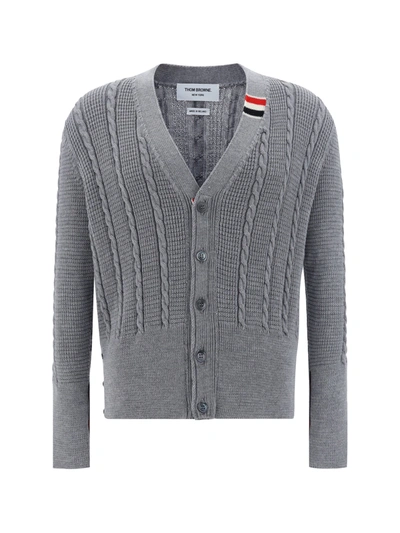 Shop Thom Browne Men Cardigan In Multicolor