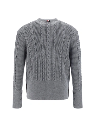 Shop Thom Browne Men Cardigan In Multicolor