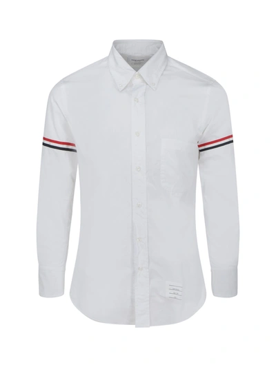 Shop Thom Browne Men Classic Shirt In White