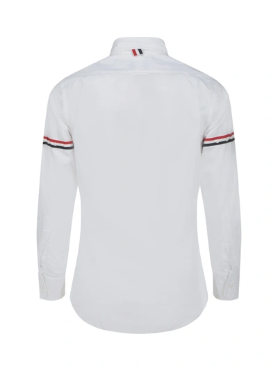Shop Thom Browne Men Classic Shirt In White