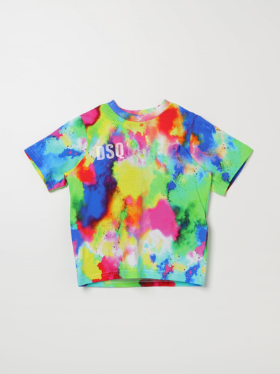 Shop Dsquared2 Junior T-shirt  Kids Color Multicolor