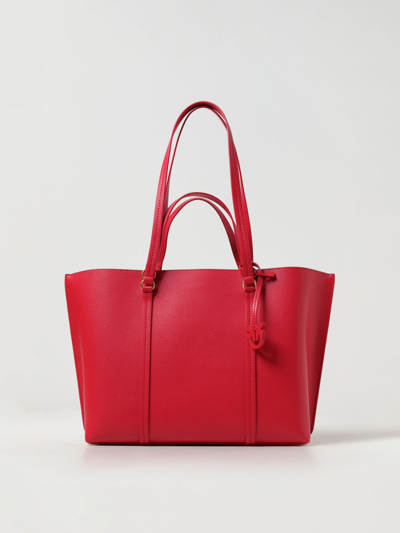 Shop Pinko Tote Bags  Woman Color Red