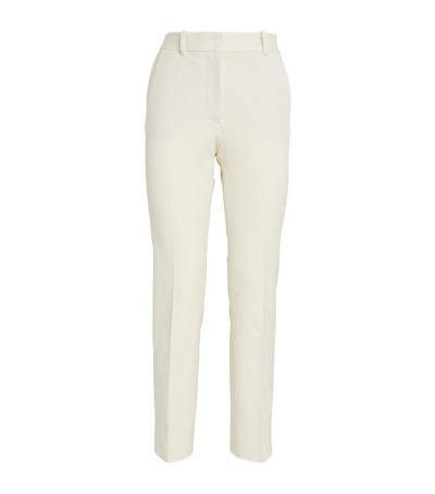 Shop Joseph Straight-fit Coleman Trousers In White