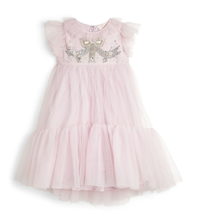 Shop Tutu Du Monde Tulle Embellished Yasmin Dress (2-11 Years) In Pink
