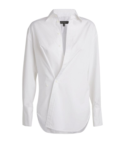 Shop Rag & Bone Asymmetric Indiana Shirt In White