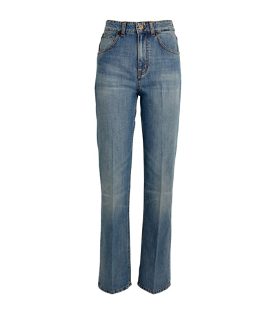 Shop Victoria Beckham Julia Slim Jeans In Blue