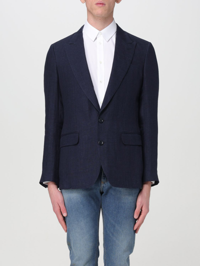 Dolce & Gabbana Blazer  Men Color Blue In Blue