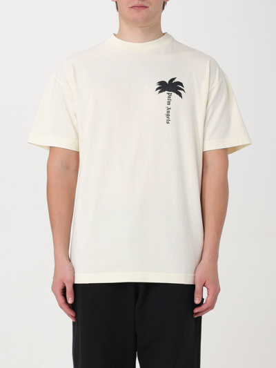 Shop Palm Angels T-shirt  Men Color Black