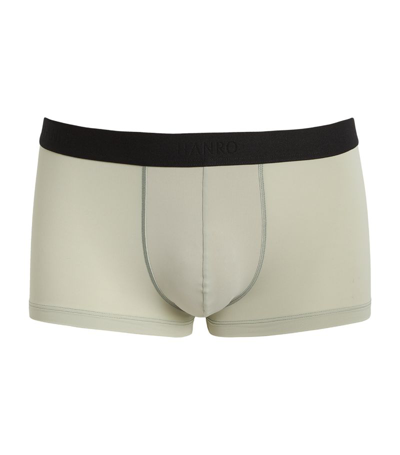 Shop Hanro Micro Touch Trunks In Grey