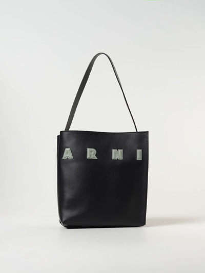 Shop Marni Shoulder Bag  Woman Color Black