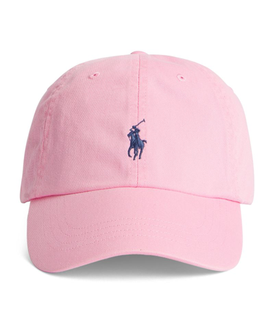 Shop Polo Ralph Lauren Polo Pony Baseball Cap In Pink