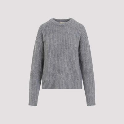 Shop Gucci Cashmere-silk Sweater Xs In Grey Melange