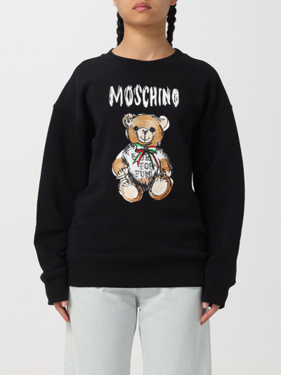 Shop Moschino Couture Sweatshirt  Woman Color Black