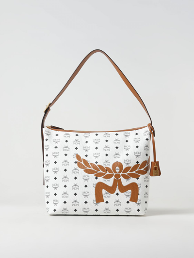 Shop Mcm Shoulder Bag  Woman Color White