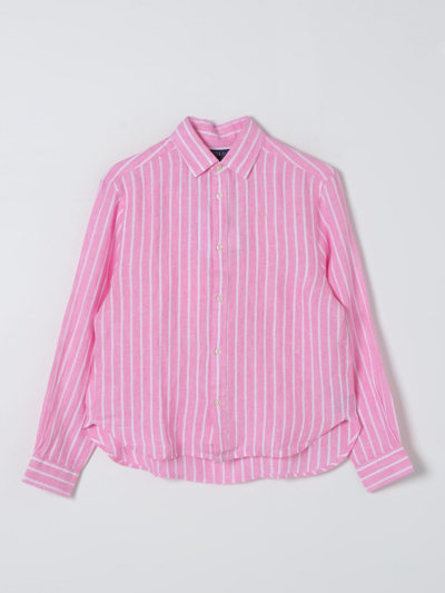 Shop Polo Ralph Lauren Shirt  Kids Color Pink
