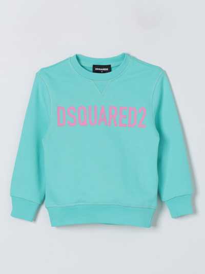 Shop Dsquared2 Junior Sweater  Kids Color Green