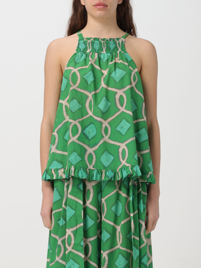 Shop Actitude Twinset Top  Woman Color Green