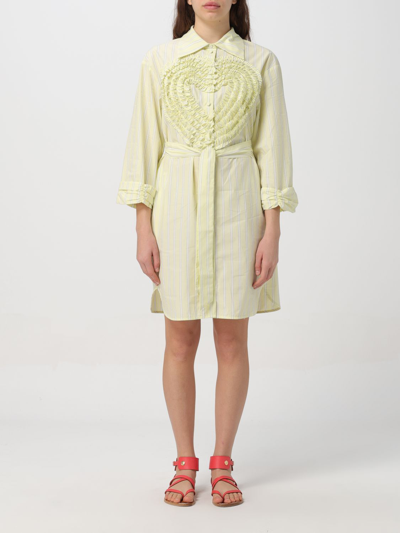 Shop Actitude Twinset Dress  Woman Color Lime