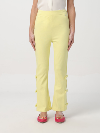 Shop Actitude Twinset Pants  Woman Color Lime