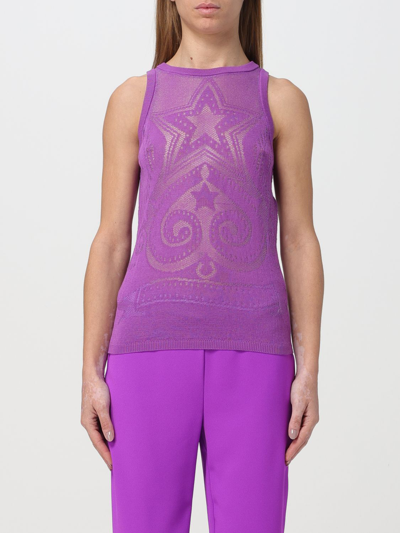 Shop Actitude Twinset Top  Woman Color Violet
