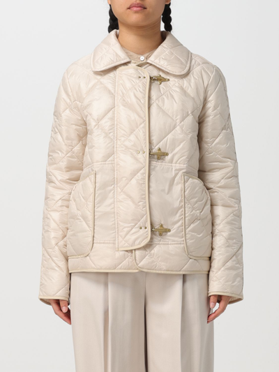 Shop Fay Jacket  Woman Color Yellow Cream