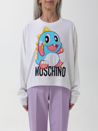Shop Moschino Couture Sweater  Woman Color White