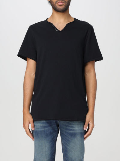 Shop Zadig & Voltaire T-shirt  Men Color Black
