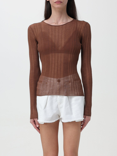 Shop Pinko Sweater  Woman Color Brown