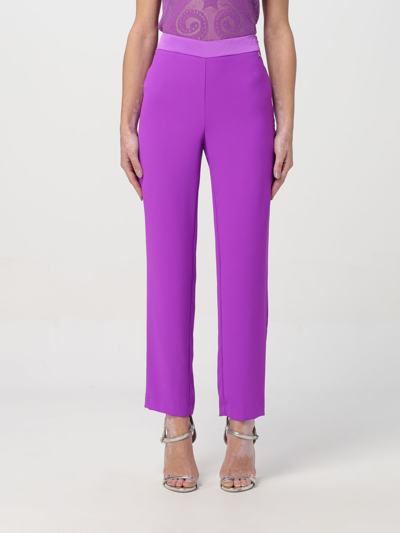 Shop Actitude Twinset Pants  Woman Color Violet