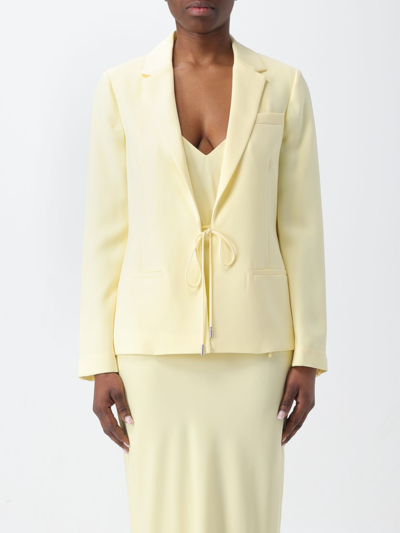 Shop Calvin Klein Blazer  Woman Color Yellow