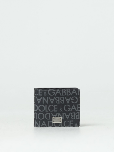 Dolce & Gabbana Wallet  Men Color Black In Black