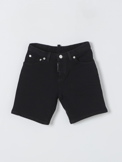 Shop Dsquared2 Junior Pants  Kids Color Black