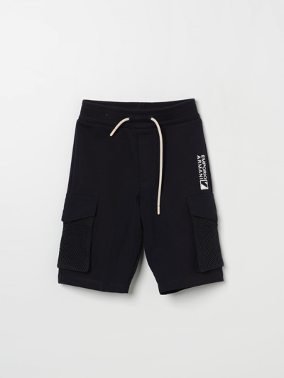 Emporio Armani Shorts  Kids Kids Color Navy In Navy