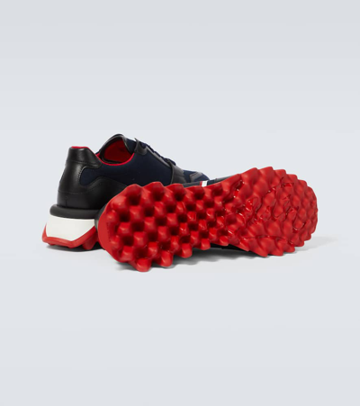 Christian Louboutin Nastroshark Low-top Sneakers In Blue