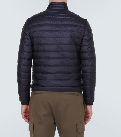 Shop Moncler Daniel Quilted Down Jacket In Navy