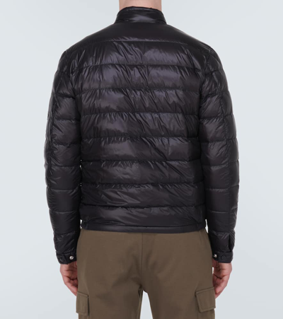 Shop Moncler Acorus Quilted Down Jacket In Black