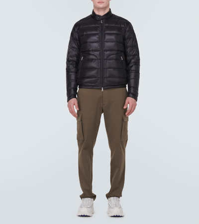 Shop Moncler Acorus Quilted Down Jacket In Black